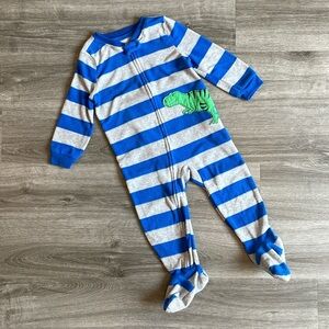 Carter's baby boys fleece zip up footie